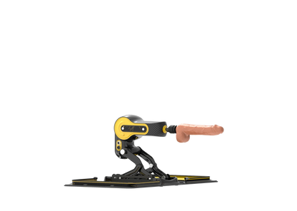 Sex machine "X8-MP3" with vibration and heating function